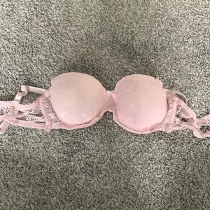 32c pink victoria secret bra